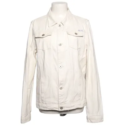 Denim jacket (White) from Liquor N Poker Cotton