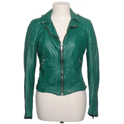 Veste (Vert) de Muubaa Coton, Cuir, Polyester