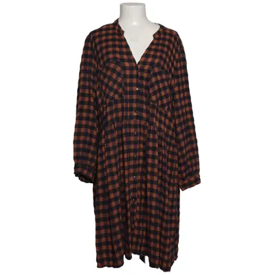 Shirt dress (Brown, Black) from Paprika Cotton, Polyester, Viscose