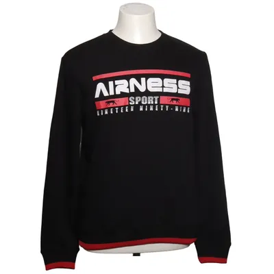Sweatshirt (Black, Red) from Airness Cotton, Polyester