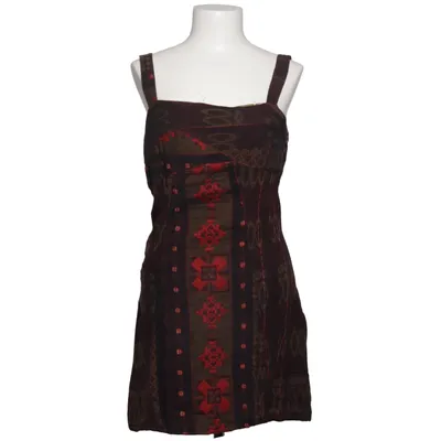 Klänning (Brun, Röd, Grön) från Aventures des Toiles Akryl, Bomull