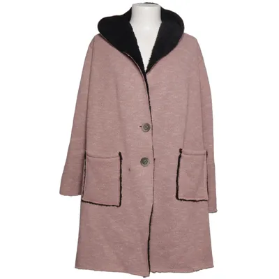Manteau (Rose, Noir) de Caro Élasthane, Viscose
