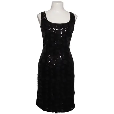 Cocktail dress (Black, Silver) from Piú & Piú Acetate, Polyester