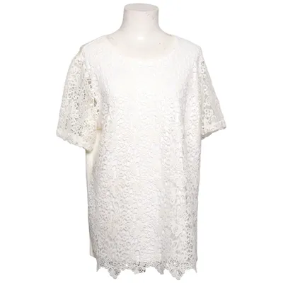 Top (Wit) van Alessa W Collection Elastaan, Polyester, Viscose