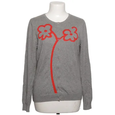 Cardigan (Gris, Rouge) de Antoni & Alison Cachemire, Coton