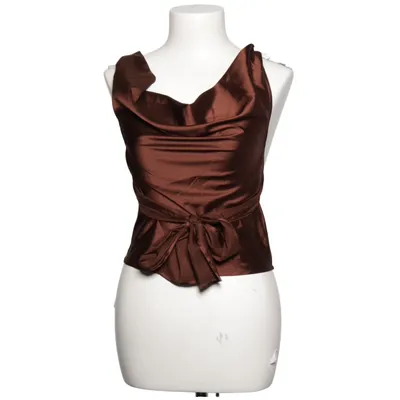 Halterneck top (Brun)