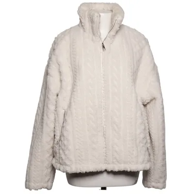 Fleece jacket (White) from Oysho Polyester