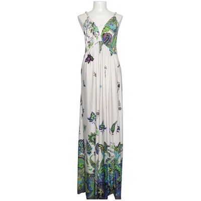 Robe longue (Blanc, Multicolore) de Angela