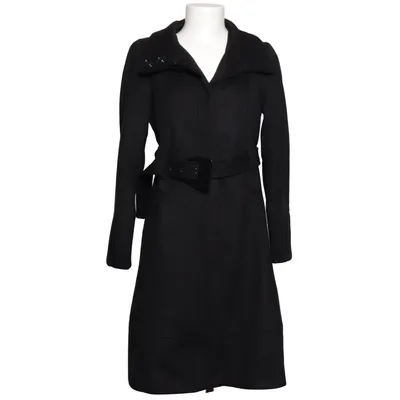 Mantel (Schwarz) von Zara Woman Viskose, Wolle