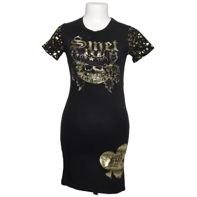 T-shirt (Svart, Guldfärgad) från Smet Bomull