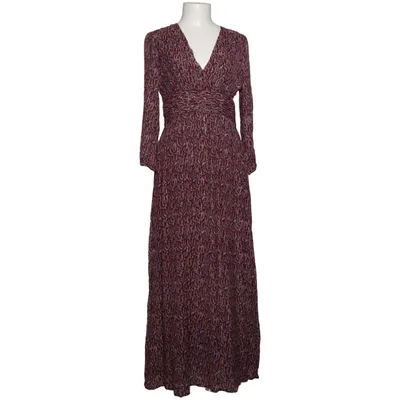 Maxikjole (Lilla, Flerfarvet) fra Maison 123 Metallfiber, Silke, Viscose