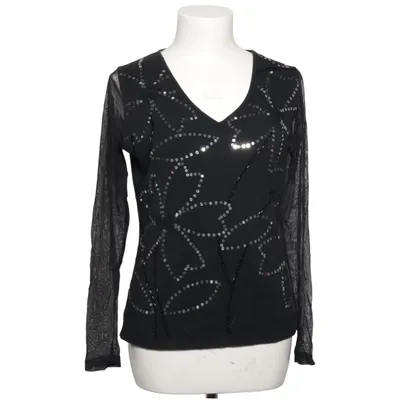 Topp (Svart) från Olsen Bomull, Elastan