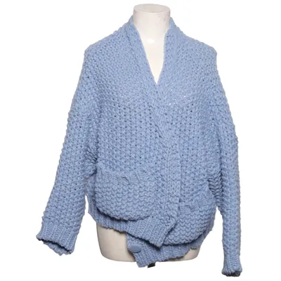 Cardigan (Blue) from V Milano Polyester, Viscose
