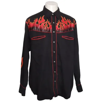 Shirt (Black, Red, Yellow) from John F.Gee Cotton