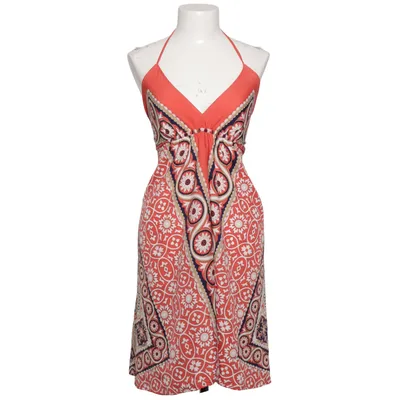 Halterneck-kjole (Orange, Flerfarvet) fra Mango Basics Polyester