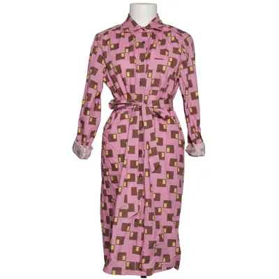 Skjortklänning (Rosa, Brun, Gul) från 0039 Italy Bomull