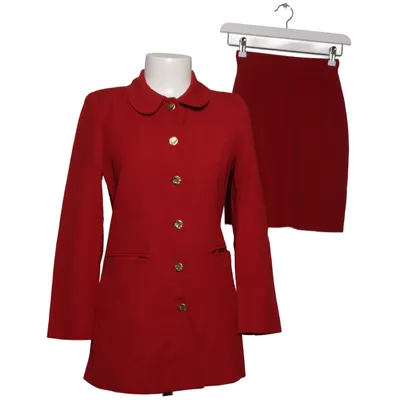 Tailleur jupe (Rouge) de Uniform Laine