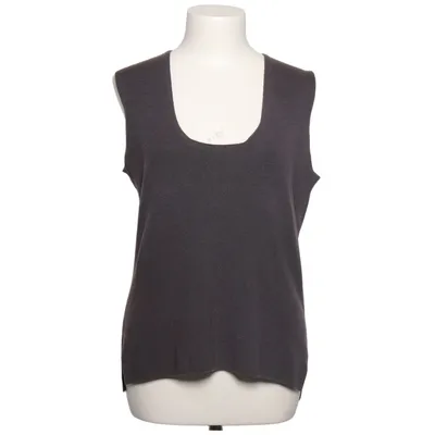 Tank­top (Grau) von Jil Sander Seide, Wolle