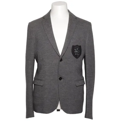 Blazer (Gray) from Gucci Cashmere, Cupro, Wool