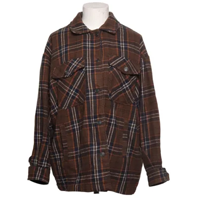 Oberhemd (Braun, Blau) von Lili & Lala Baumwolle, Polyester, Wolle