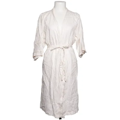 Bathrobe (White, Red) from Essenza Cotton