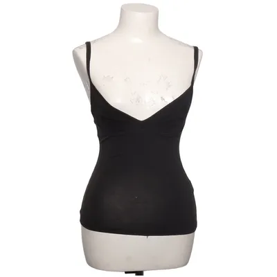Tank Top (Black) from Zara Elastane, Lyocell