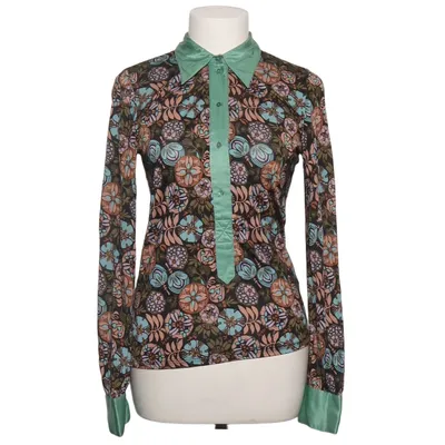 Blouse (Green, Multicolored) from Antik Batik Silk