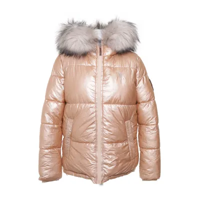 Vinterjacka (Beige) från Navahoo Akryl, Pälsimitation, Polyester