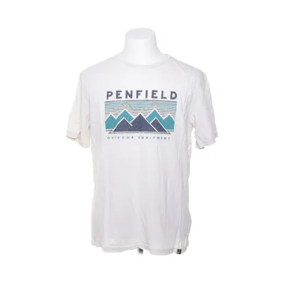 T-shirt (Wit, Blauw) van Penfield Organisch katoen