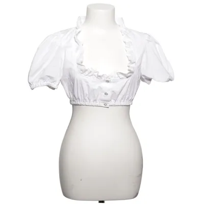 Dirndl blouse (Wit) van Hess Katoen, Polyester