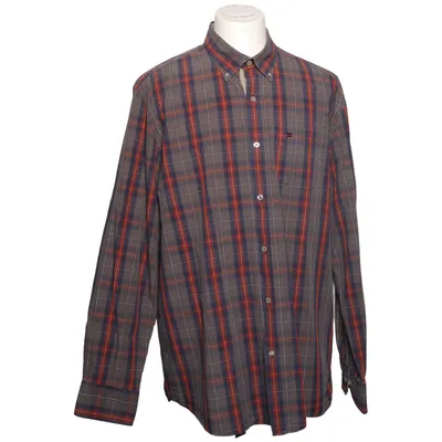 Buttondown-skjorta (Grå, Blå, Orange) från State of Art Bomull