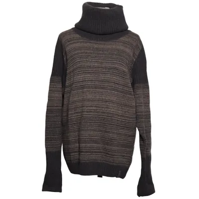 Pul à col roulé (Gris) de Cleptomanicx Polyamide, Laine
