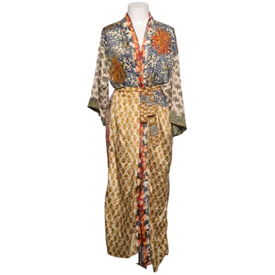 Cape (Beige, Multicolored) from Gold & Silver Viscose