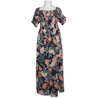Dress (Black, Multicolored) from Janina Curved Polyester