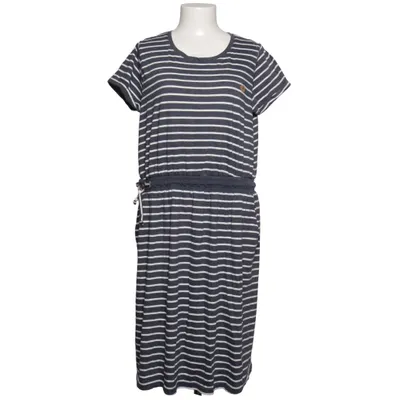 Klänning (Blå, Vit) från Gina Bomull, Polyester