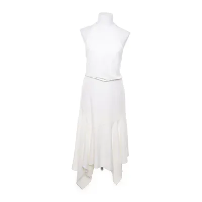 Evening gown (White) from Halston Heritage Elastane, Polyester
