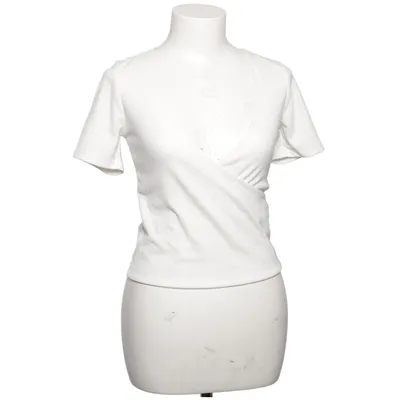 Slå-om top (Hvid) fra Forever 21 Elastan, Polyester, Viscose