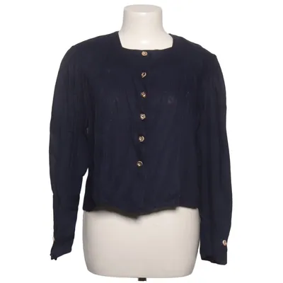 Blouse (Blue) from Basset Cotton, Linen