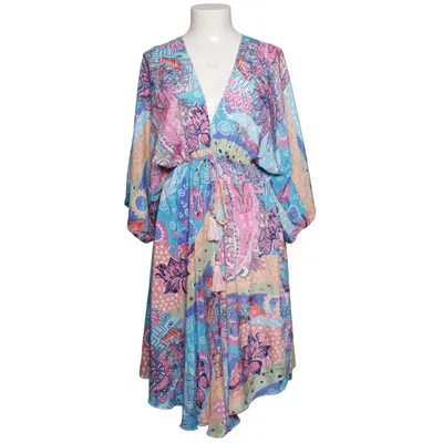 Maxi jurk (Blauw, Meerkleurig) van Vintage Silk of Noa Noa