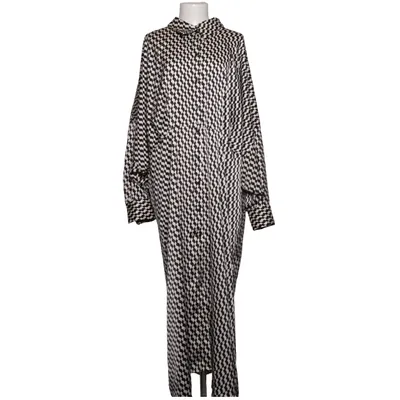Skjortklänning (Svart, Vit) från H&M Polyester