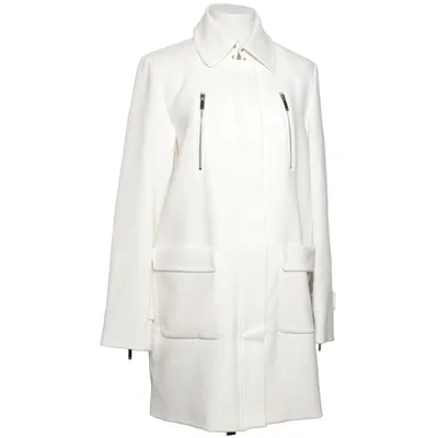 Coat (White) from Mexx Elastane, Polyester, Viscose