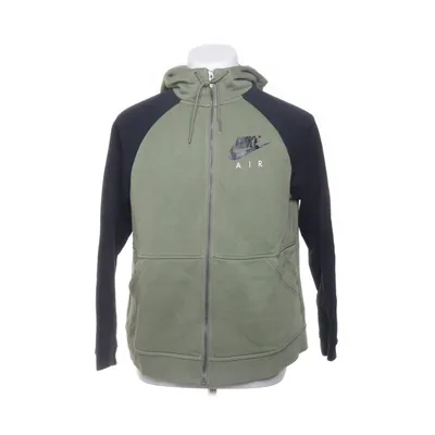 Huvtröja (Grön, Svart) från Nike Air Bomull, Polyester, Viskos