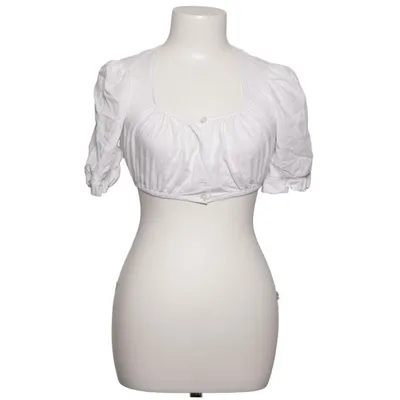 Dirndl blouse (White) from Tostmann Trachten Cotton