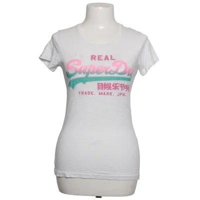 T-shirt (White, Pink, Green) from Superdry Cotton, Modal
