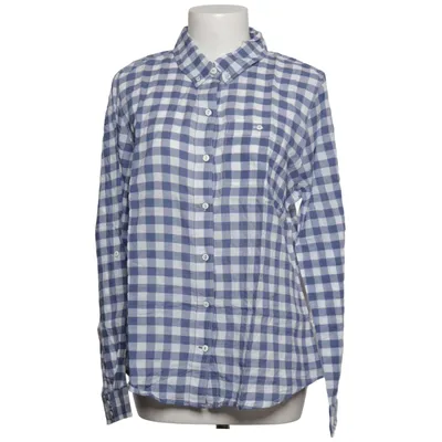 Skjorta (Blå, Vit) från Eddie Bauer Bomull, Elastan