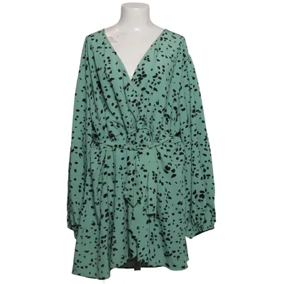 Wrap blouse (Green) from Yours Polyester