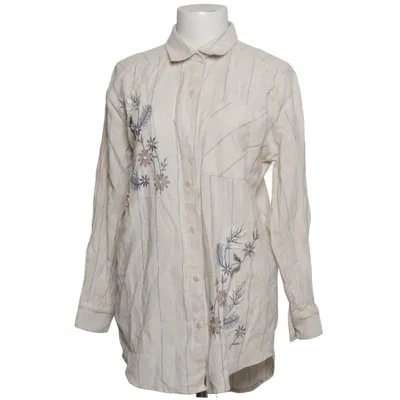 Shirt (Beige, Blue) from Vango Cotton, Polyester, Viscose