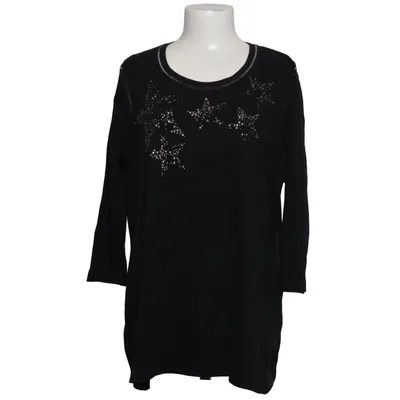 Langærmet t-shirt (Sort) fra Bexleys Bomuld, Elastan