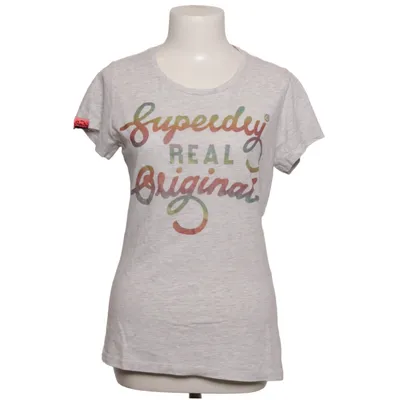 T-shirt (Gray, Multicolored) from Superdry Vintage Cotton, Polyester