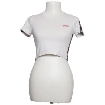 T-shirt (White, Black) from Snipes Cotton, Elastane